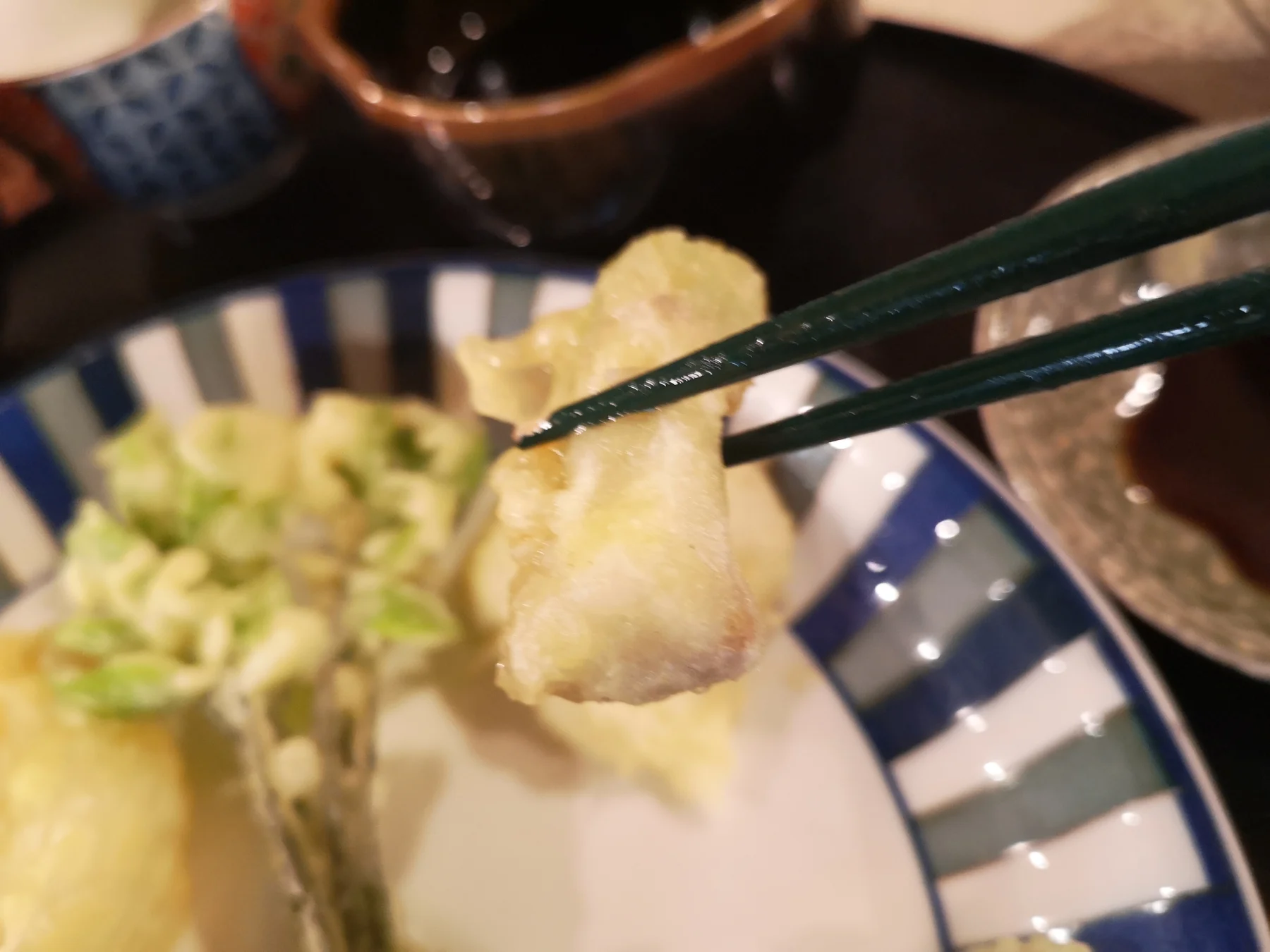 オオウバユリの天ぷら